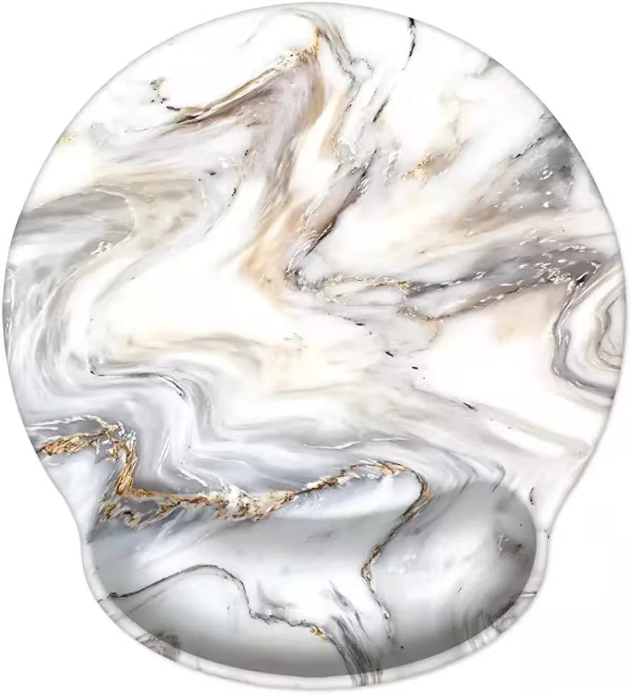 Natural Scenery Mouse Pad with Wrist Rest Comfortable Non-Slip Silicone Mouse Pad Gamer for PC Laptop Ergonomic Wrist Mouse Pad