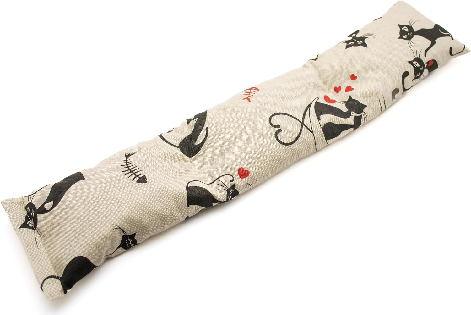 Cuscino Lungo Con Semi Di Lino Scaldacollo per Dolori Cervicale - Prodotto in Em