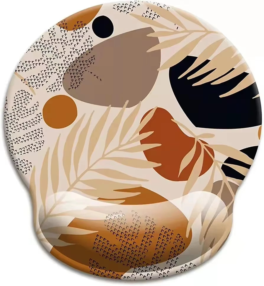 Natural Scenery Mouse Pad with Wrist Rest Comfortable Non-Slip Silicone Mouse Pad Gamer for PC Laptop Ergonomic Wrist Mouse Pad