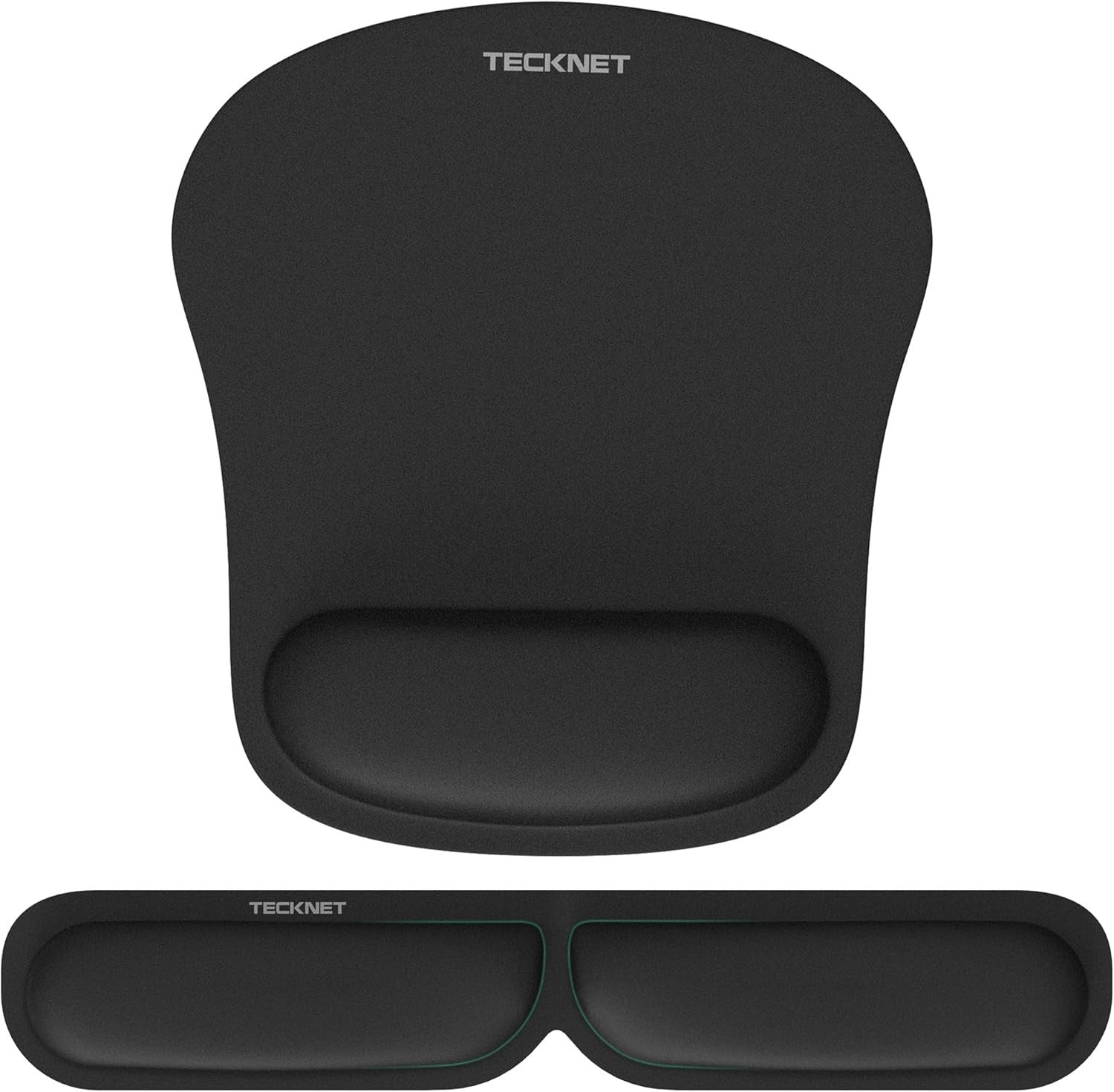 TECKNET Tappetino Mouse Con Poggiapolsi, Poggiapolsi Tastiera E Gaming Mouse Pad