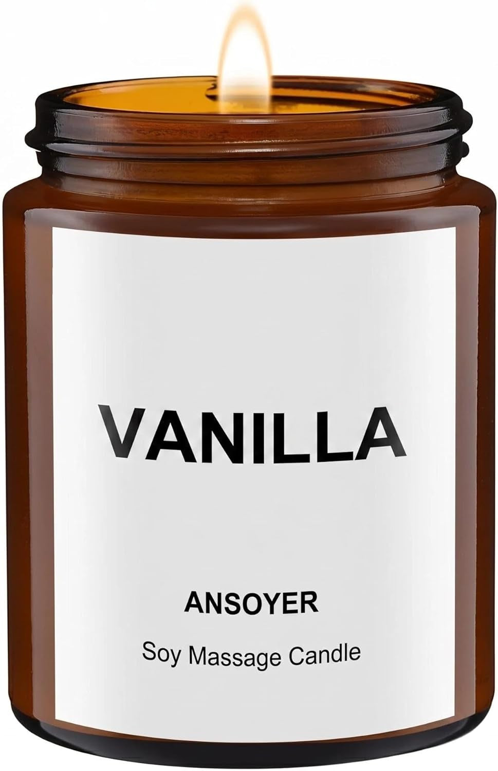 Candele Da Massaggio - Idratanti E Nutrienti per La SPA Di Casa - 128G (Vaniglia)