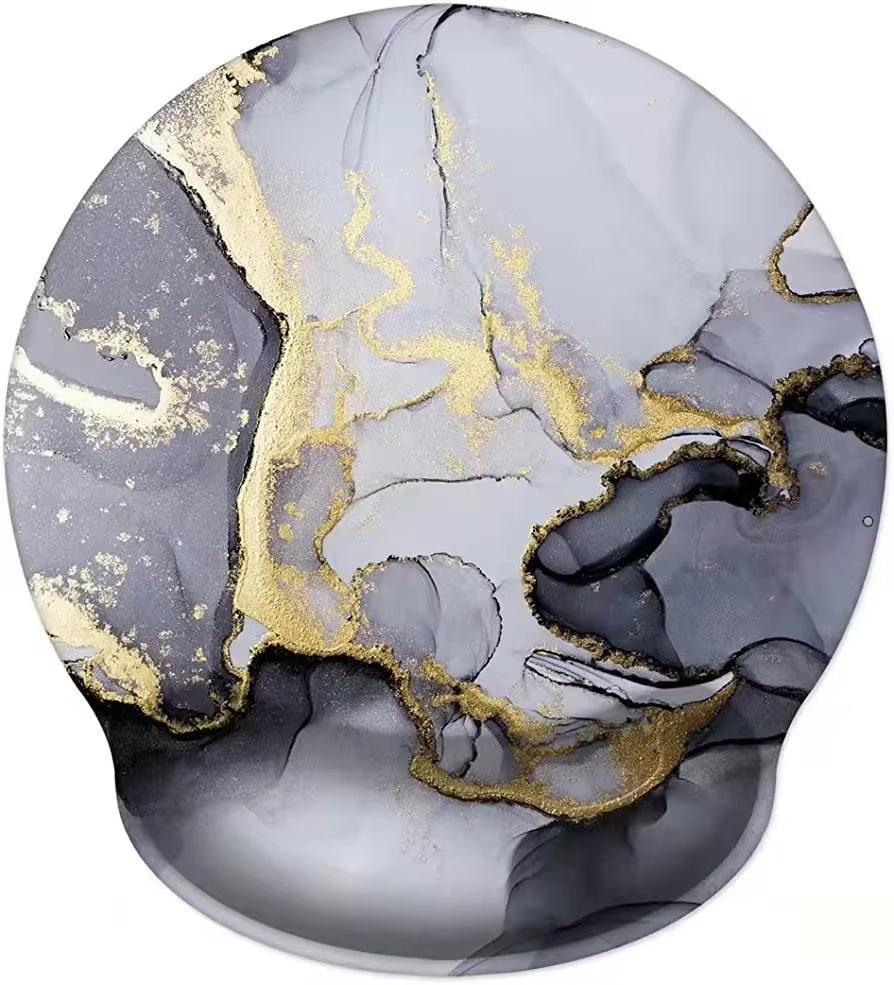 Natural Scenery Mouse Pad with Wrist Rest Comfortable Non-Slip Silicone Mouse Pad Gamer for PC Laptop Ergonomic Wrist Mouse Pad