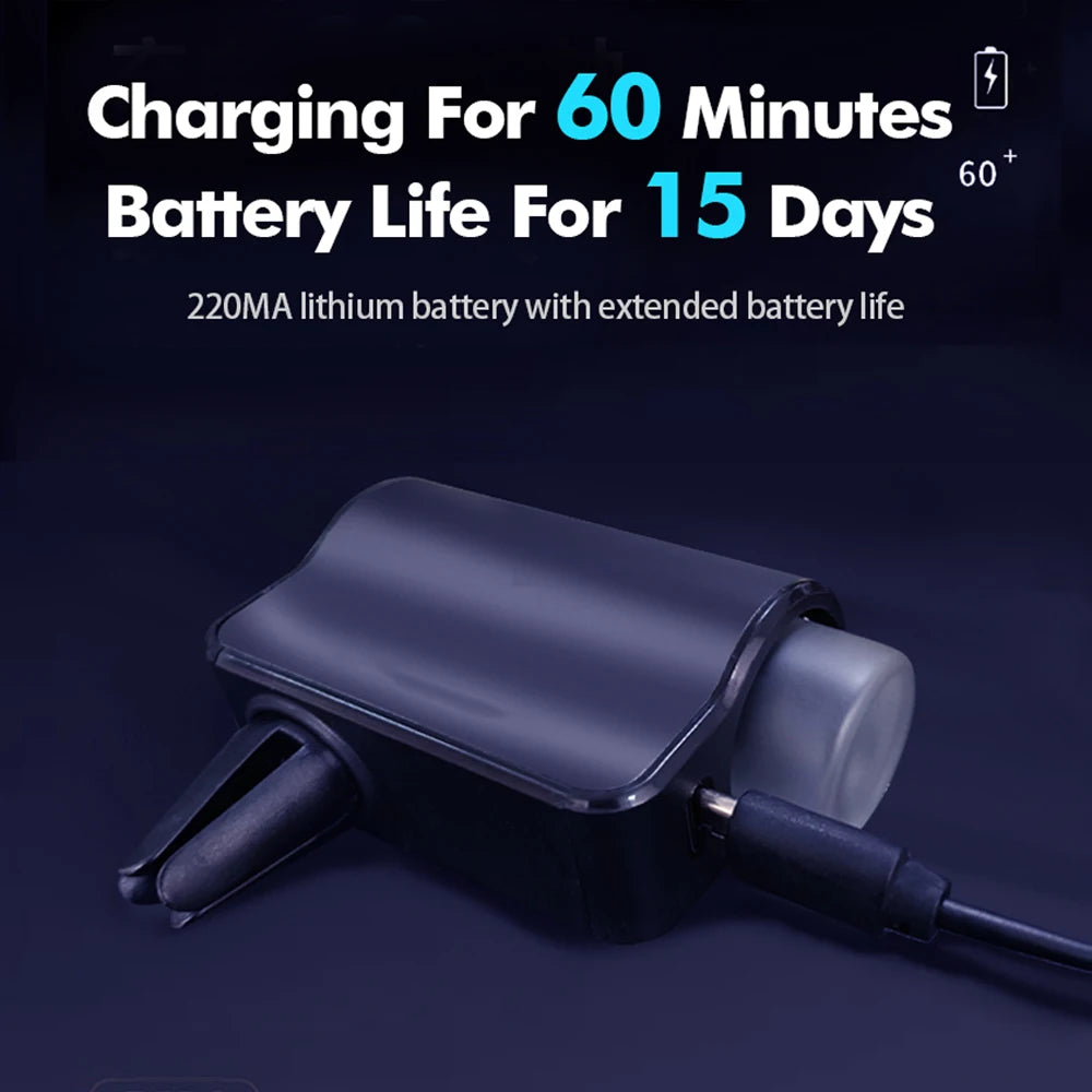 Car Electric Air Diffuser Aroma Car Air Vent Humidifier Mist Aromatherapy Car Air Freshener Perfume Fragrance Car Accessories