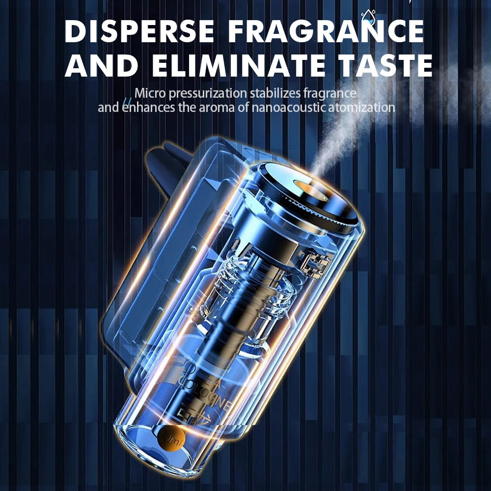 Car Electric Air Diffuser Aroma Car Air Vent Humidifier Mist Aromatherapy Car Air Freshener Perfume Fragrance Car Accessories
