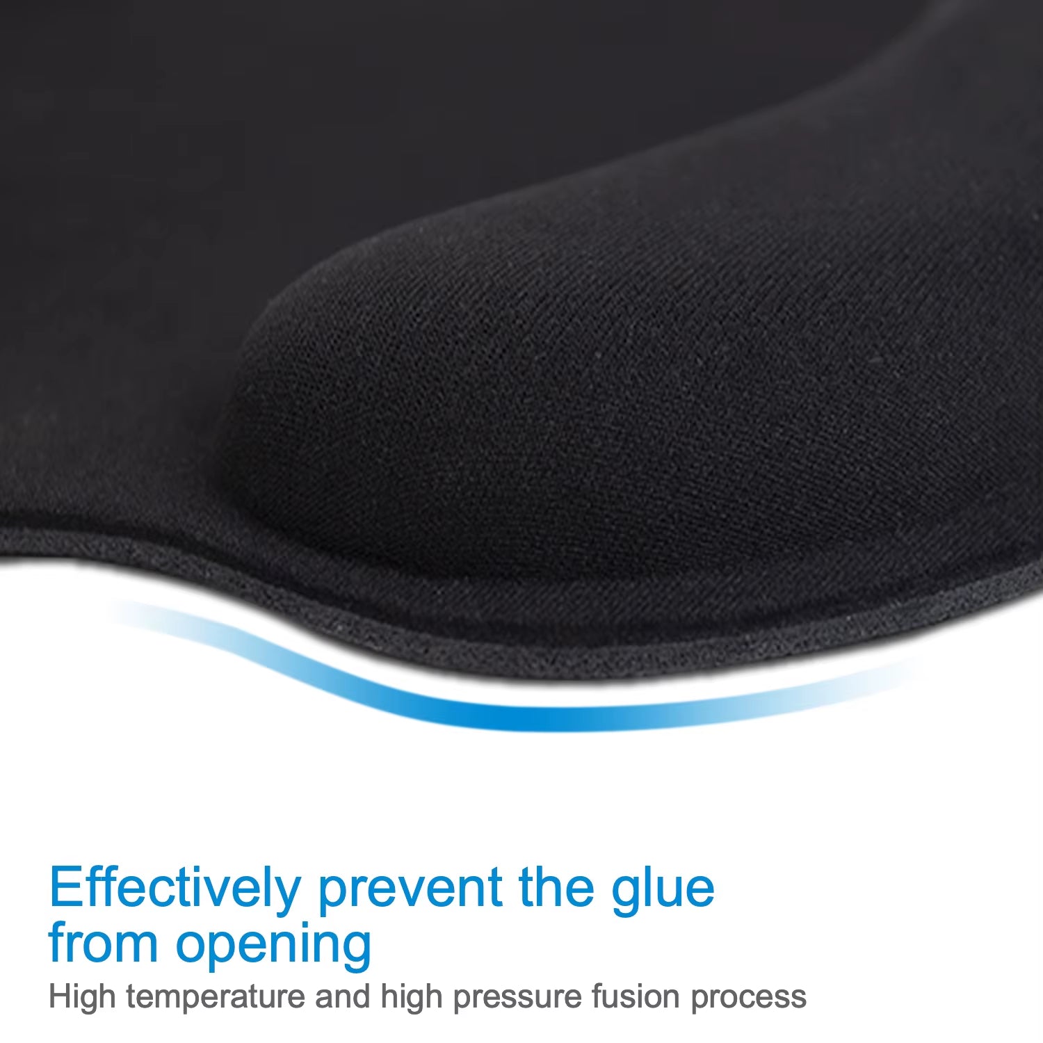 Ergonomic Mouse Pad with Wrist Support Rest Memory Foam Non-Slip Rubber Base Comfortable Mousepad for Computer Office Home