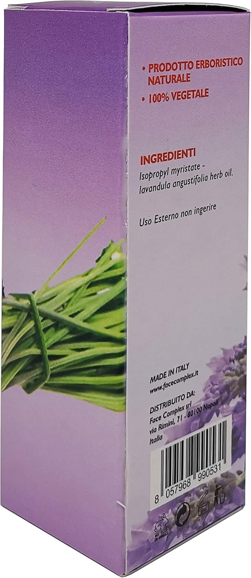 Olio Essenziale Lavanda 100% Prodotto Italiano 100Ml PP12 (2 Confezioni)