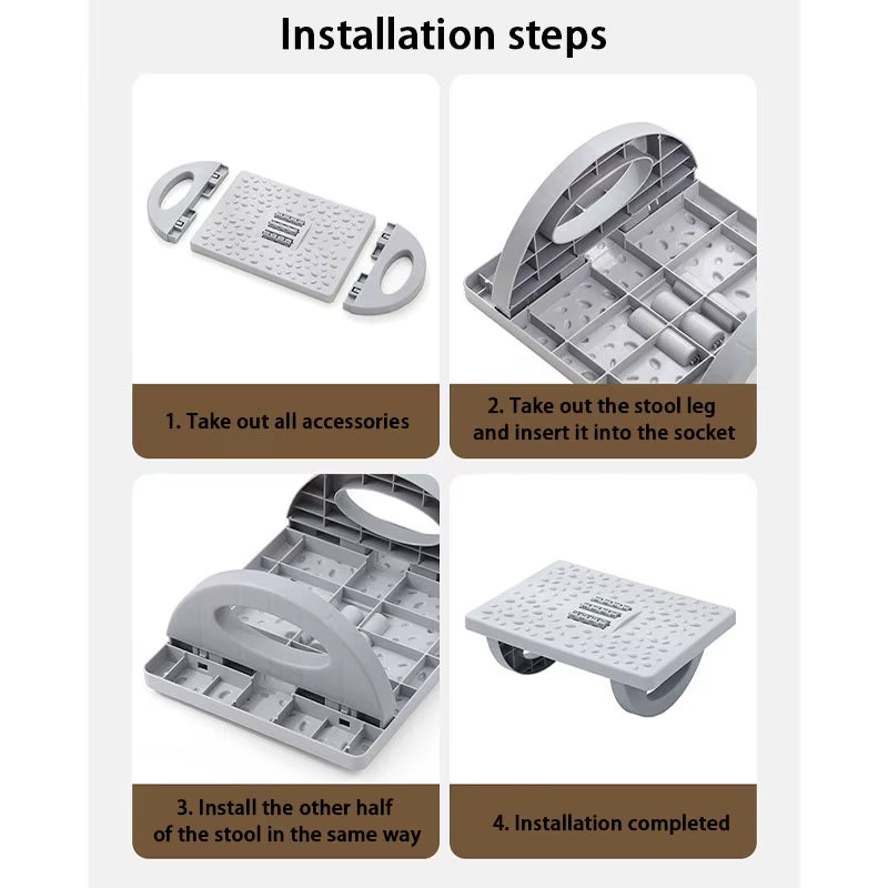 Foot Rest under Desk Rocking Footstool with Massage Rollers Foot Rest Foot Relaxation Circulation for Home Study Office Work