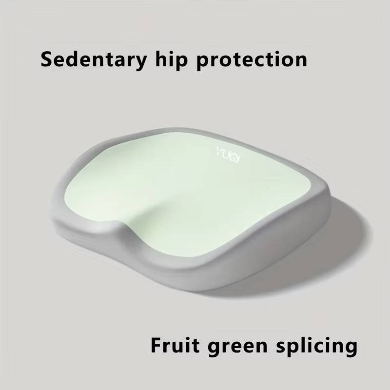 1Pc Ergonomic Memory Foam Office Chair Cushion,Adjustable Hip & Waist Support, Portable Comfort for Home, Car, and Office Use