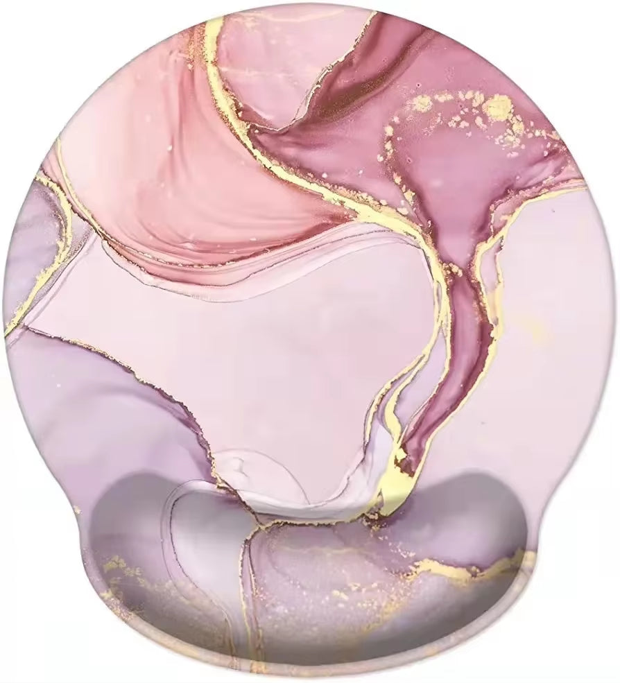 Natural Scenery Mouse Pad with Wrist Rest Comfortable Non-Slip Silicone Mouse Pad Gamer for PC Laptop Ergonomic Wrist Mouse Pad