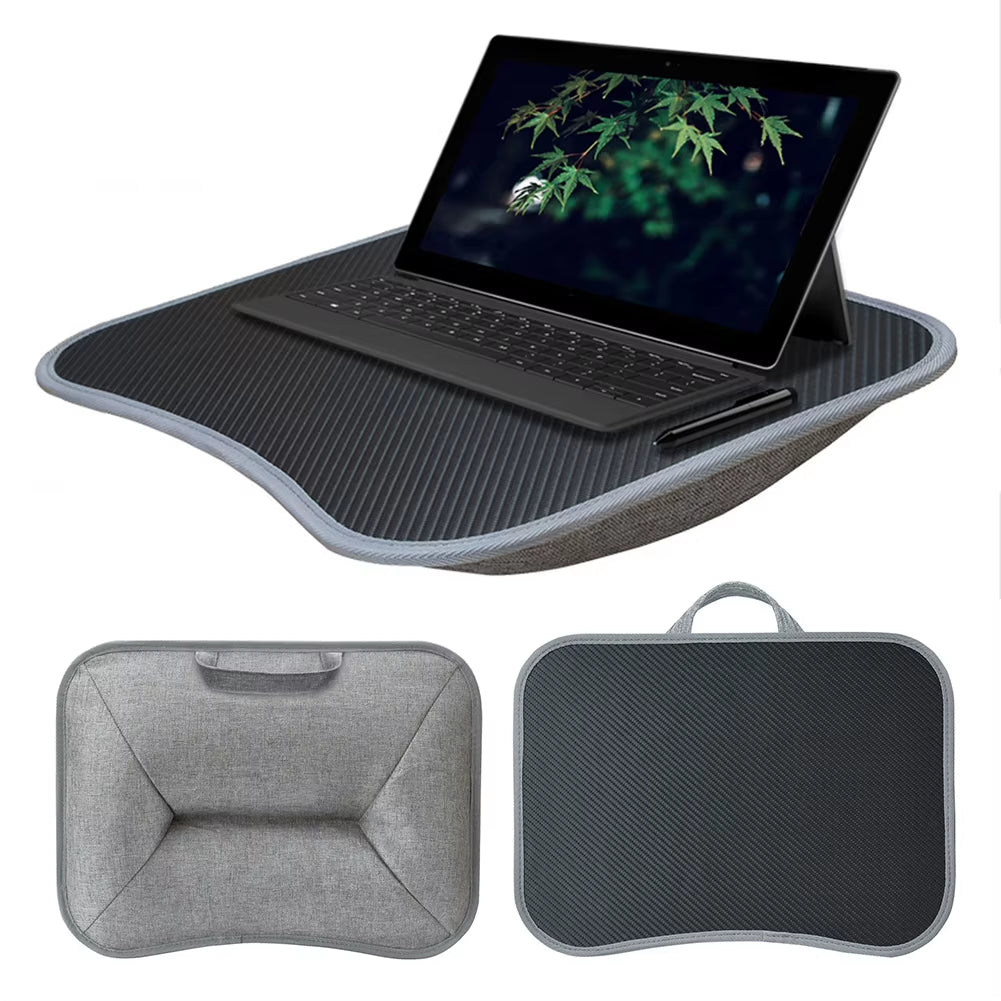 Laptop Lap Desk with Soft Pillow Cushion Portable Laptop Desk Writing Padded Tray for 13-15Inch Laptops