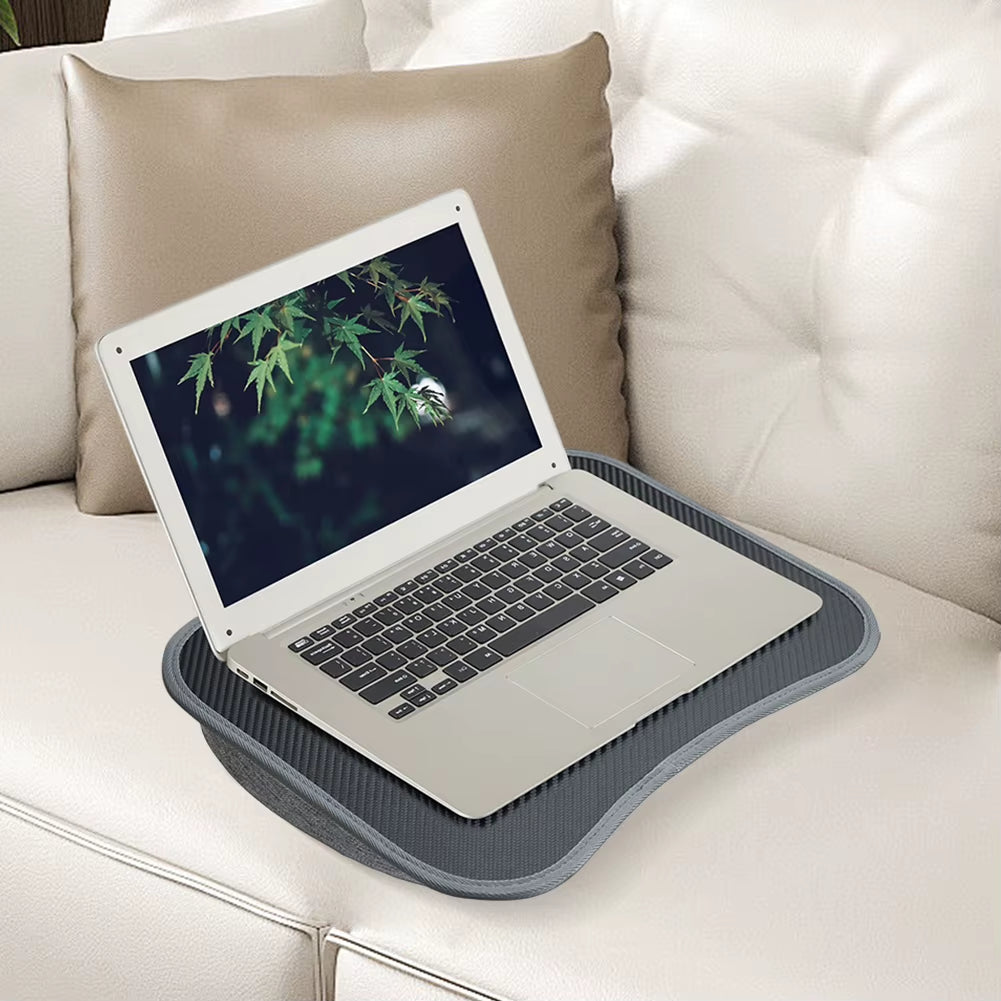 Laptop Lap Desk with Soft Pillow Cushion Portable Laptop Desk Writing Padded Tray for 13-15Inch Laptops