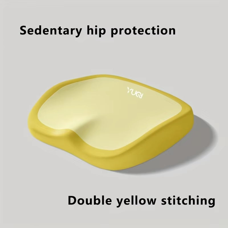 1Pc Ergonomic Memory Foam Office Chair Cushion,Adjustable Hip & Waist Support, Portable Comfort for Home, Car, and Office Use