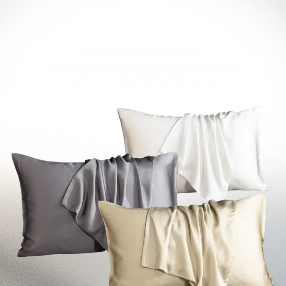 Accessorio letto in seta di gelso con superficie liscia e delicata