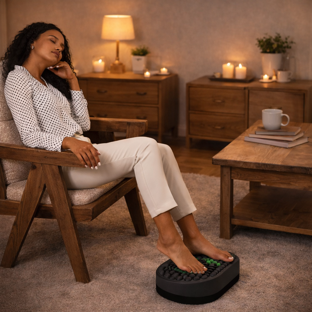 Poggiapiedi Ergonomico con Rilievi Plantari in Silicone