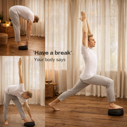 Poggiapiedi Ergonomico con Rilievi Plantari in Silicone