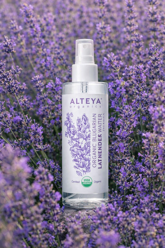 Acqua di Lavanda Biologica 100% Pura – Relax Naturale per Pelle e Corpo