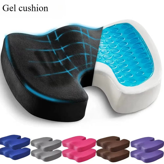 Cuscino ergonomico da seduta a forma U con gel refrigerante
