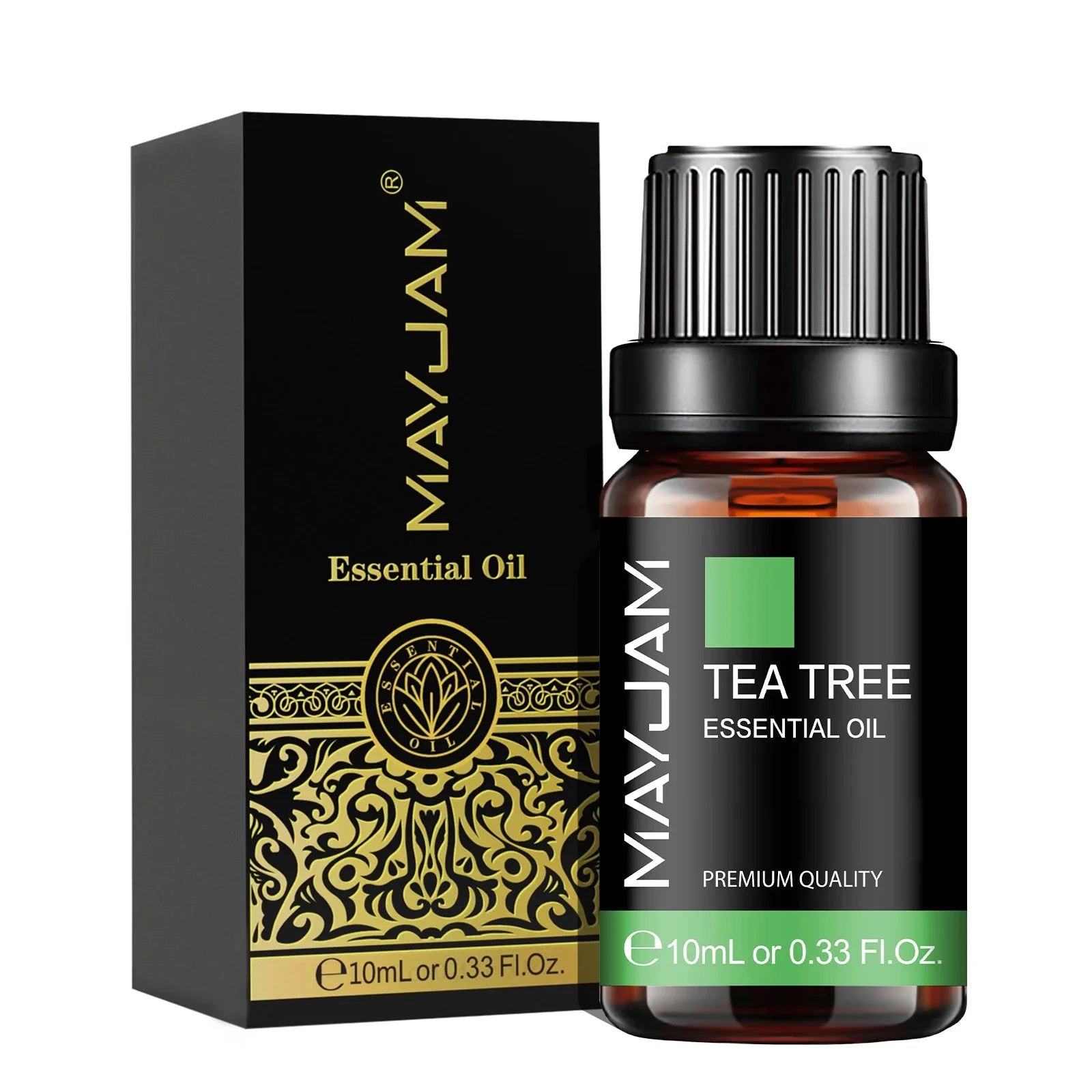 Linea di oli essenziali naturali MAYJAM per aromaterapia e relax