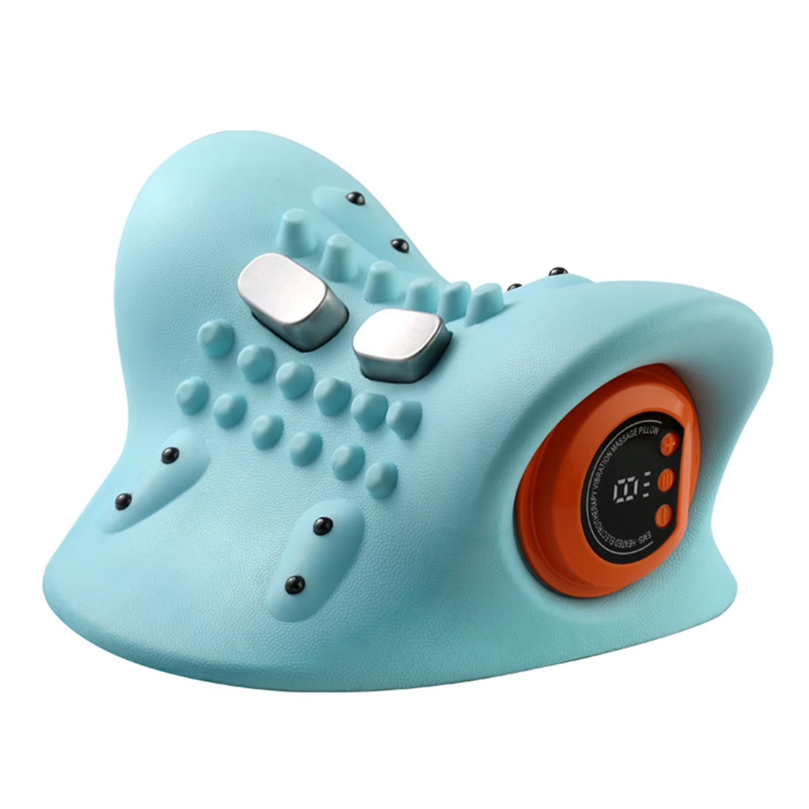 Massaggiatore elettrico per collo con design ergonomico e controllo remoto