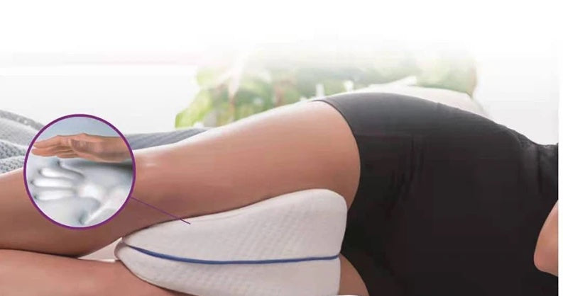 Memory Foam Leg Pillow with Washable Cover | Pregnancy and Sciatica