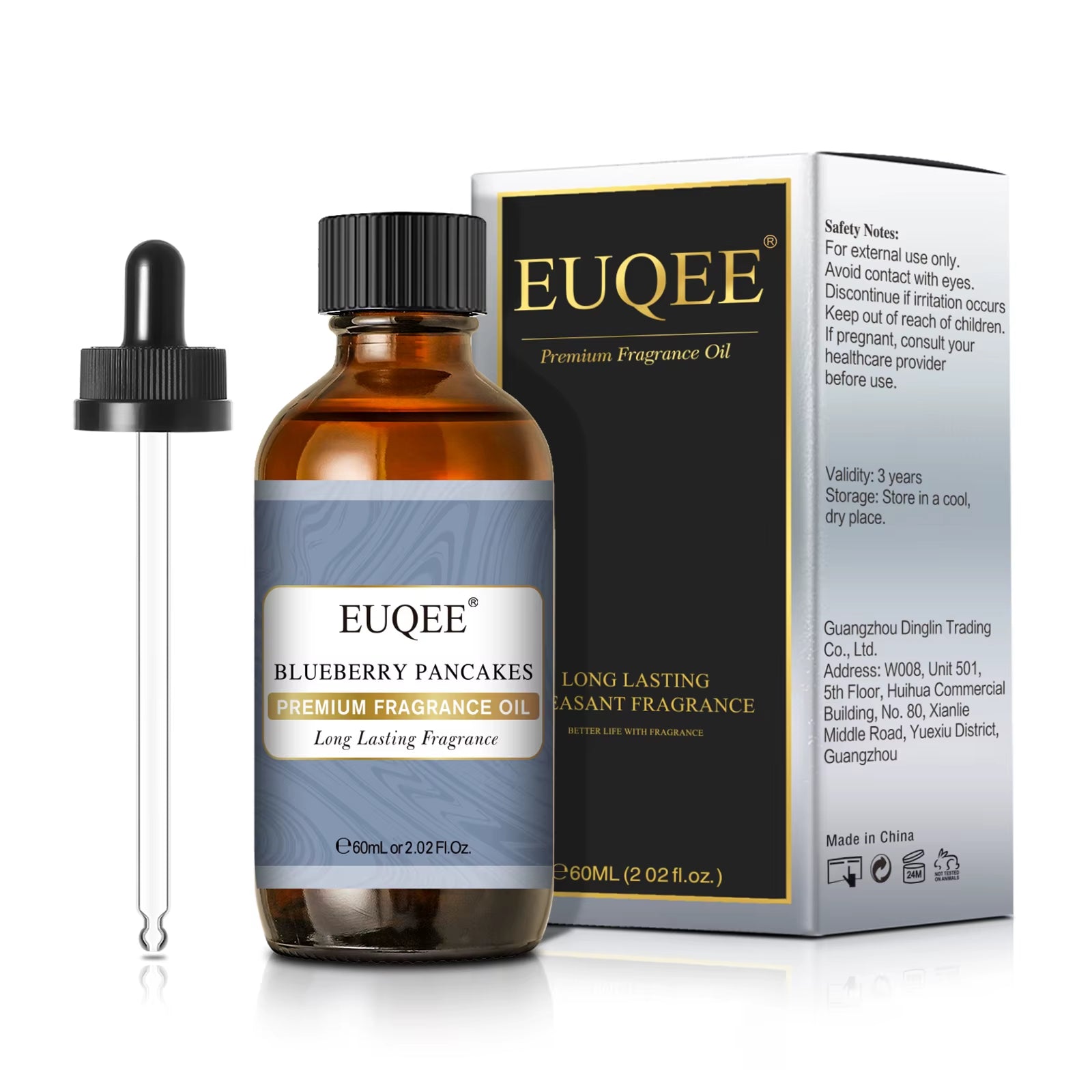 Olio profumato in flacone ambrato
