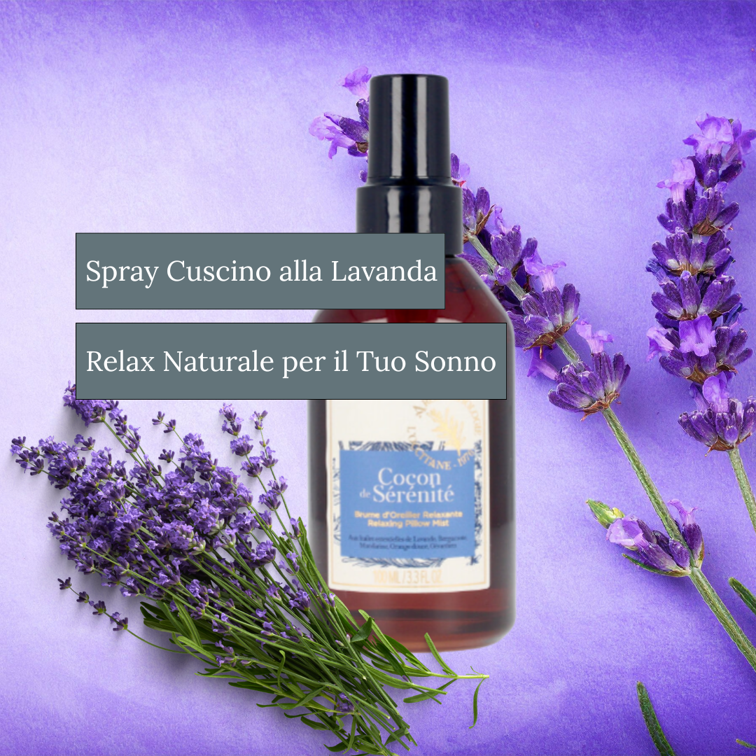Spray cuscino alla lavanda AOP 100 ml per camera da letto e relax quotidiano