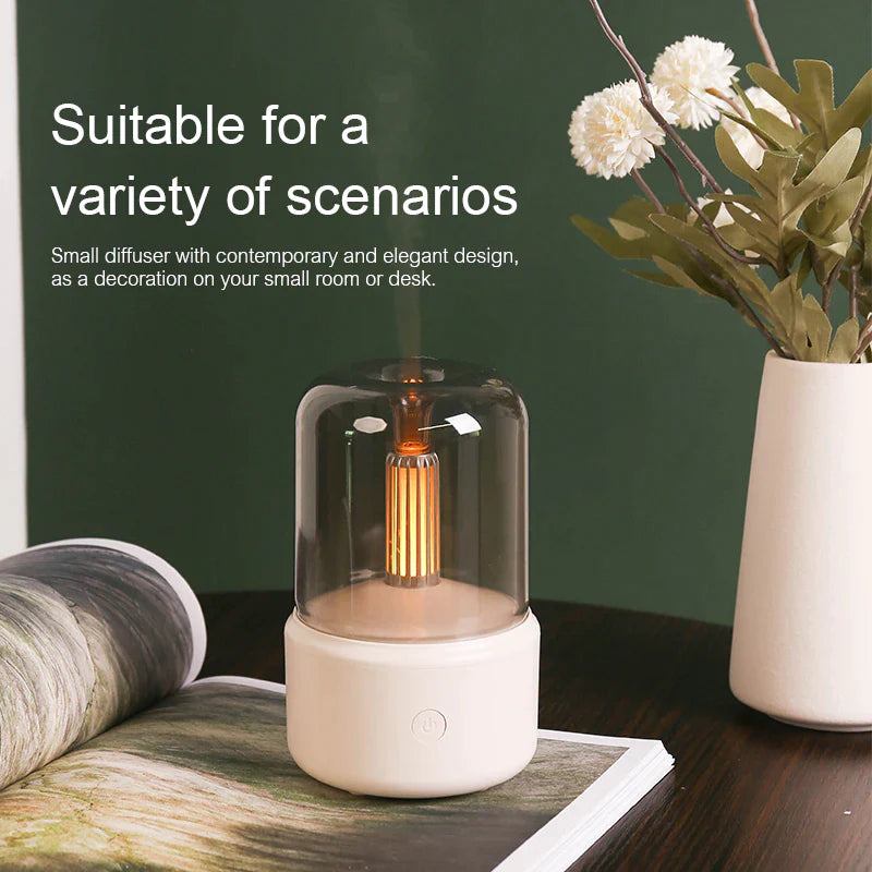 Umidificatore compatto per casa e ufficio con spegnimento automatico