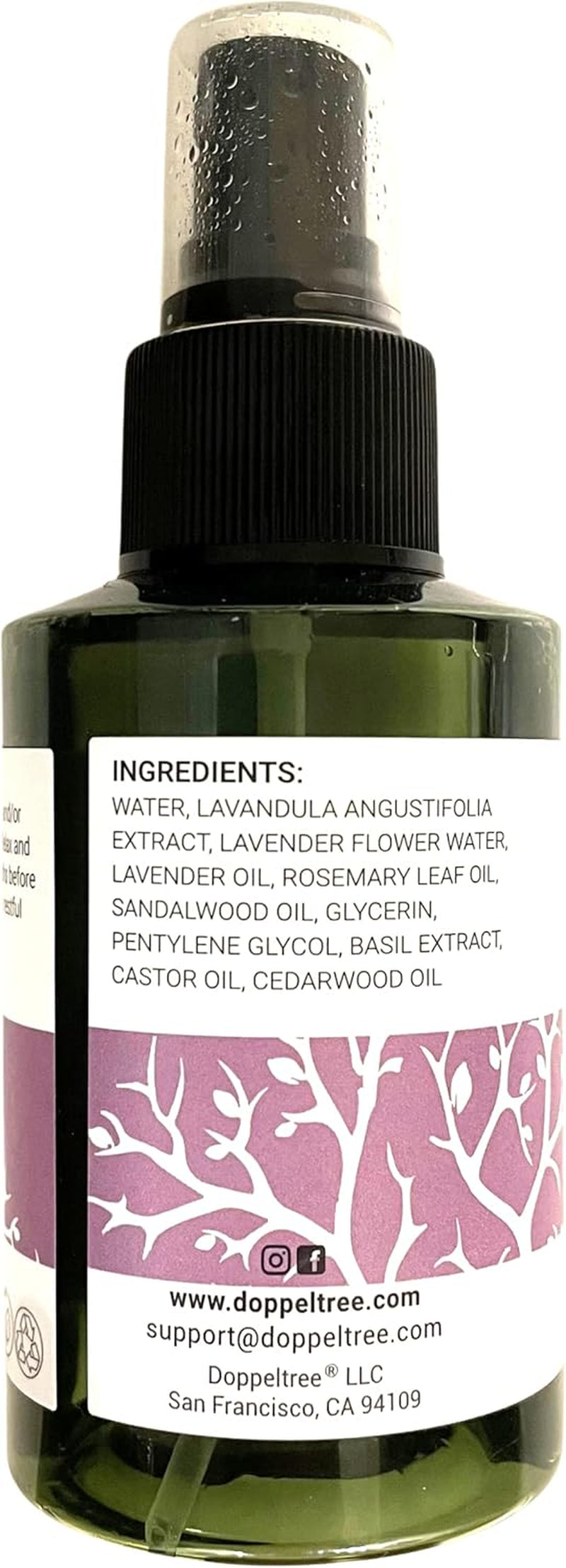 Spray Cuscino per Dormire - Spray Rilassante Tutto Naturale Alla Lavanda Realizzato Con 8 Oli Essenziali - Formulato a San Francisco
