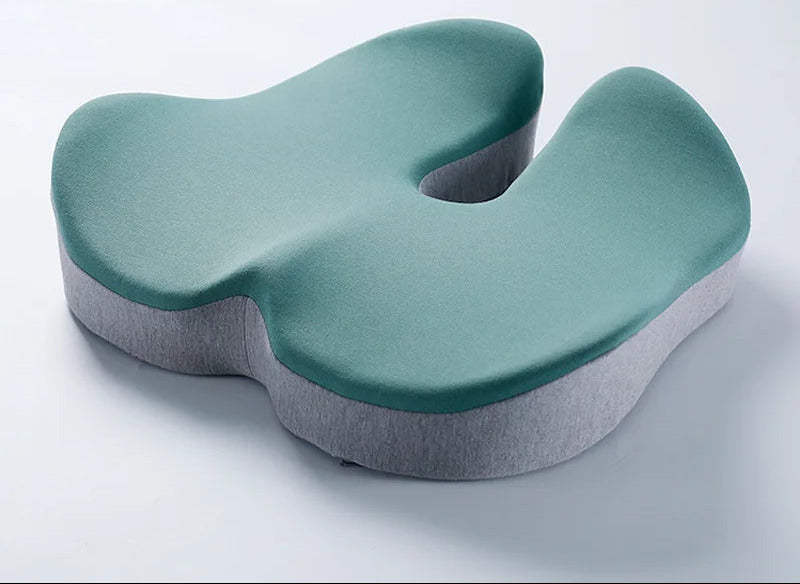 Zeby Rebound Memory Foam Office Chair Cushion Woman Tailbone Pelvis Orthopedic Medical Lady Seat Cushion Beautiful Buttocks Pad