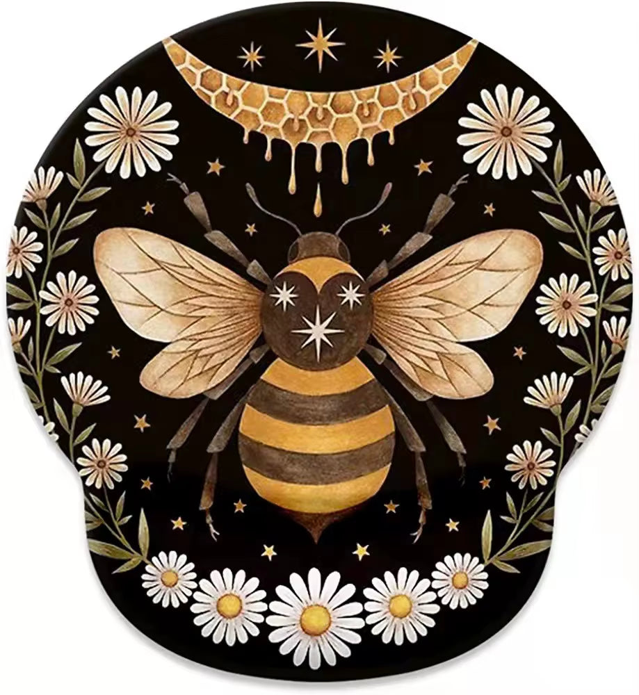 Natural Scenery Mouse Pad with Wrist Rest Comfortable Non-Slip Silicone Mouse Pad Gamer for PC Laptop Ergonomic Wrist Mouse Pad