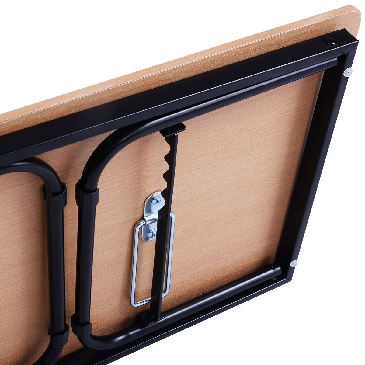 Tavolino Portatile Pieghevole per Letto Con Piano Inclinabile Ufficio E Viaggi, Tavolino per Laptop Colazione a Letto 2 Colori