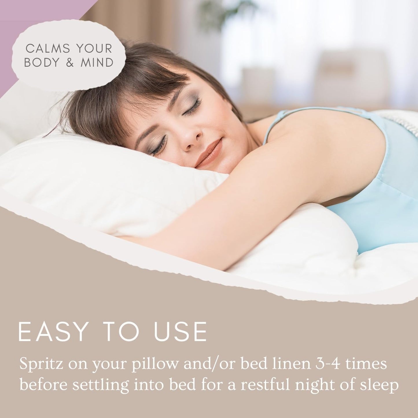 Spray Cuscino per Dormire - Spray Rilassante Tutto Naturale Alla Lavanda Realizzato Con 8 Oli Essenziali - Formulato a San Francisco