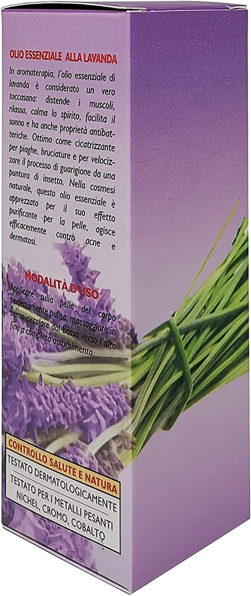 Olio Essenziale Lavanda 100% Prodotto Italiano 100Ml PP12 (2 Confezioni)
