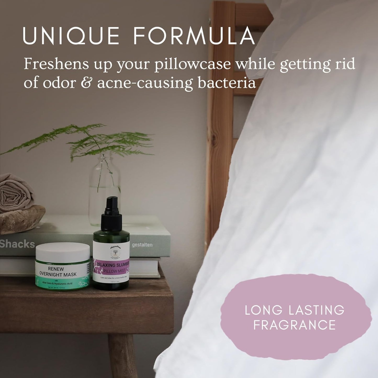 Spray Cuscino per Dormire - Spray Rilassante Tutto Naturale Alla Lavanda Realizzato Con 8 Oli Essenziali - Formulato a San Francisco