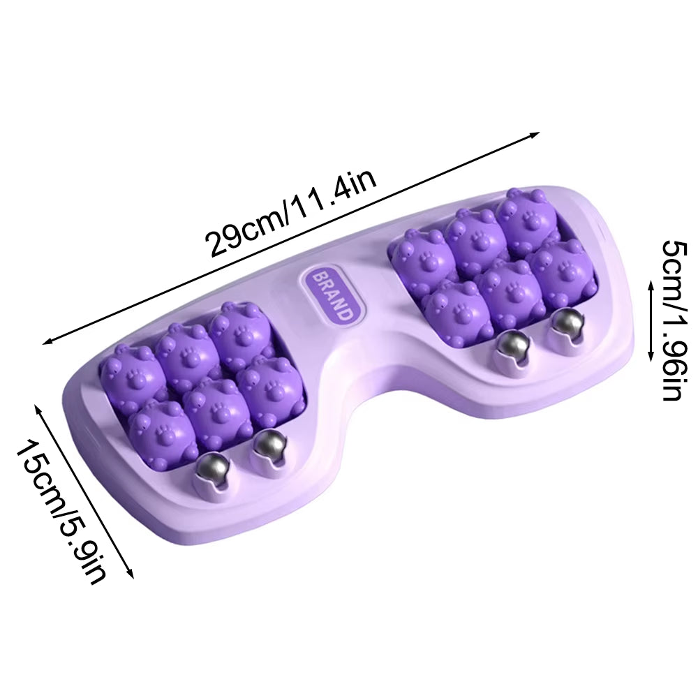 Foot Roller Massager Foot Massage Magnetic Bead Roller Multi-Point Foot Massage Foot Therapy Rubbing Foot Massager Tri Color