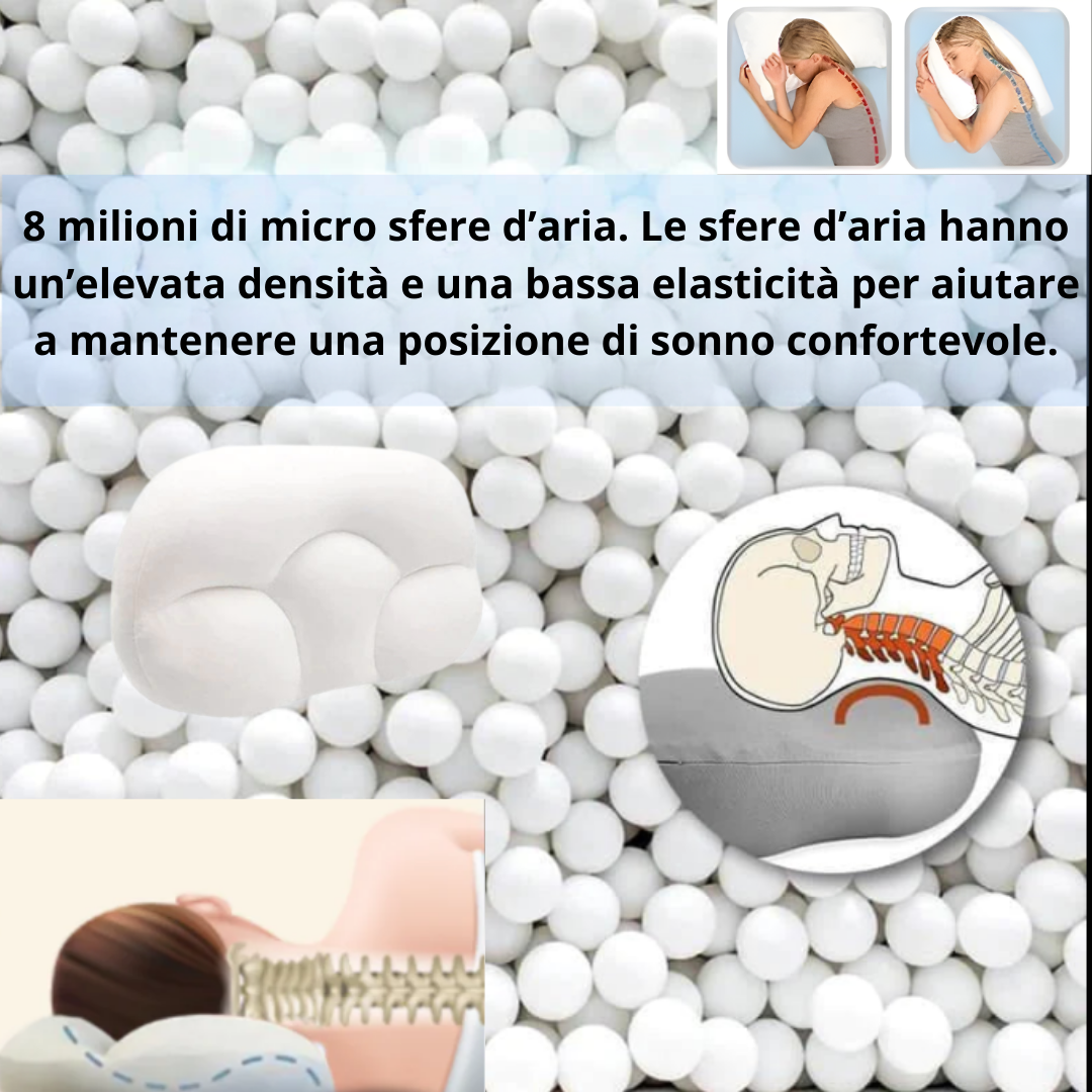 Egg Sleeper 3D Memory Foam Pillow - Multi-Position Cervical Orthopedic Pillow